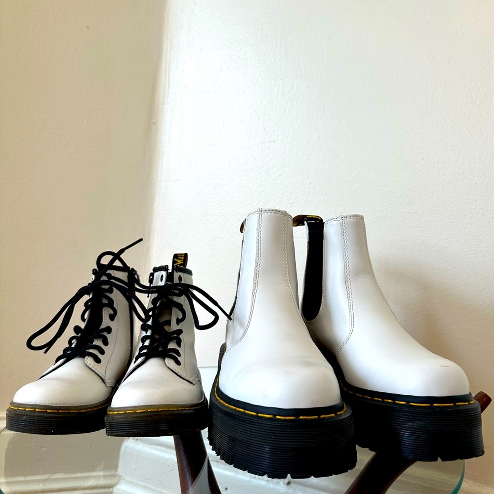 Matching Mommy & Toddler White Dr. Martens.